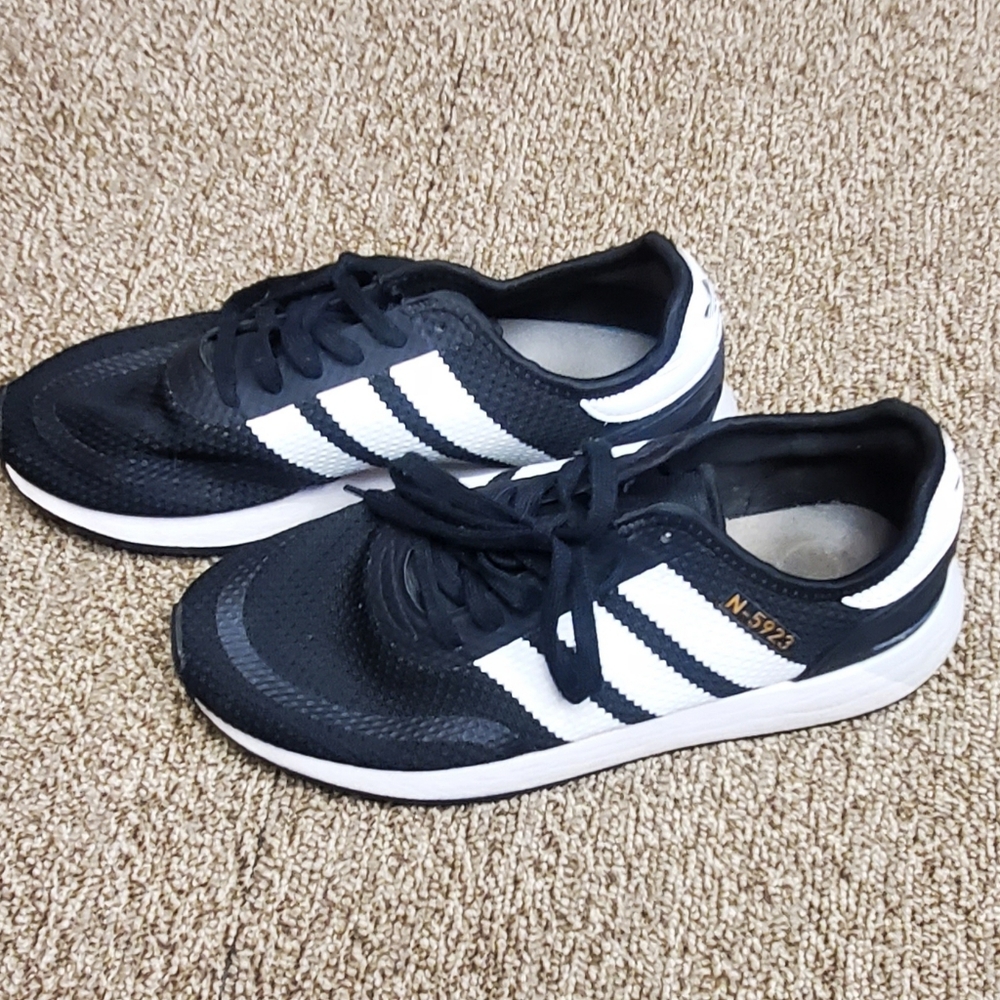 Adidas N-9523 Textile Low Sneakers US 8.5 Black/White